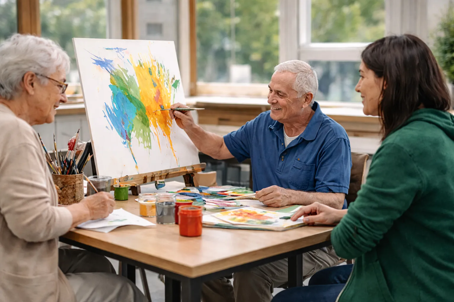 ŚDS Pabianice - zajęcia manualne
